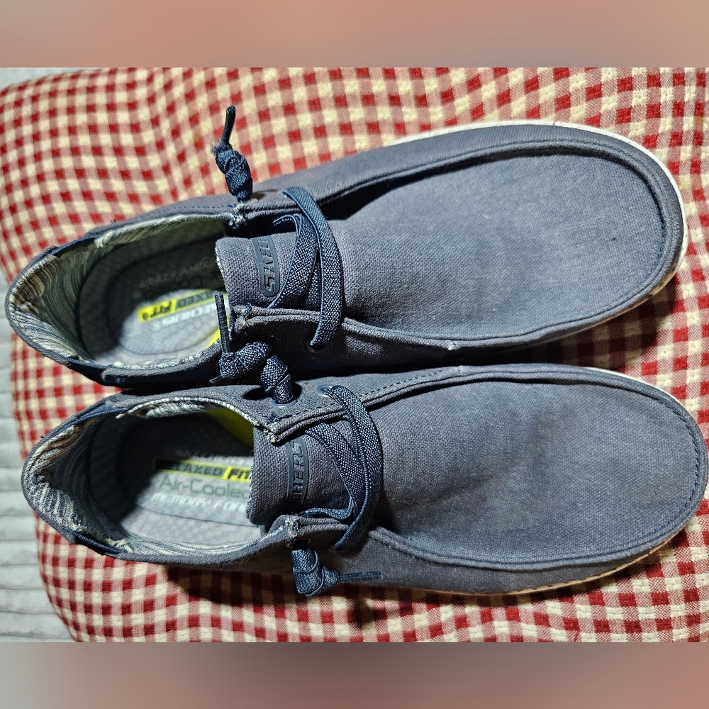Skechers Relaxed Fit Navy Loafers